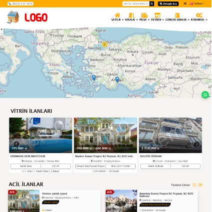Standart Tüm Özellikler +En Güncel SEO Altyapısı + Konutlar için Enerji Kimlik Belgesi Bilgileri Ekleyebilme + Blog +Foto Galeri + Müşteri Yorumları + Her Dil İçin Ayrı Whatsapp Tanımlayabilme + Danışmanlar İçin Profil Sayfası+ Panelden Kişisel Renk Oluşturabilme + Ve Daha Nice Güzel Özellikleri Görmek İçin Temayı Online İnceleyebilirsiniz