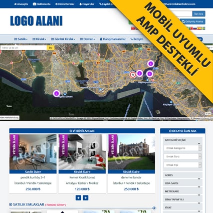 Mobil Uyumlu + AMP Destekli + Renk Değişikliği Yapılabilir (Destek Ekibi Tarafından)+Temayı İncele Butonundan Temayı Online İnceleyebilirsiniz