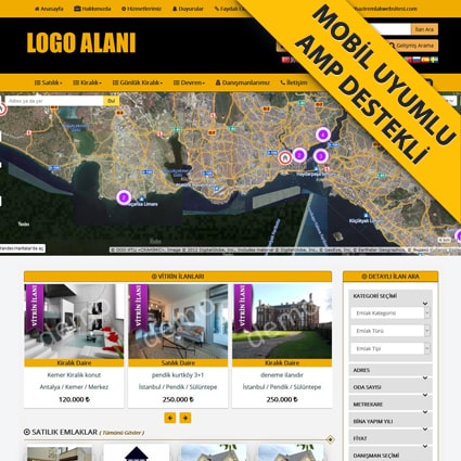 Mobil Uyumlu + AMP Destekli + Renk Değişikliği Yapılabilir (Destek Ekibi Tarafından)+Temayı İncele Butonundan Temayı Online İnceleyebilirsiniz