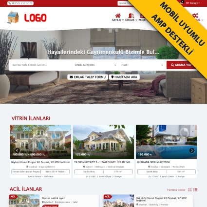 Standart Tüm Özellikler +En Güncel SEO Altyapısı + Konutlar için Enerji Kimlik Belgesi Bilgileri Ekleyebilme + Blog +Foto Galeri + Müşteri Yorumları + Her Dil İçin Ayrı Whatsapp Tanımlayabilme + Danışmanlar İçin Profil Sayfası+ Panelden Kişisel Renk Oluşturabilme + Ve Daha Nice Güzel Özellikleri Görmek İçin Temayı Online İnceleyebilirsiniz